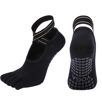 Cross-Strap Yoga Socks